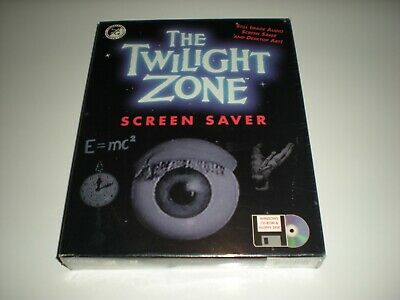 The Twilight Zone Screen Saver.  Rare.  Collectible. New retail box for old PCs.