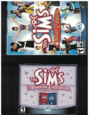 Sims Deluxe Edition and Expansion Collection Volume 2 (Hot Date; Makin Magic)~PC
