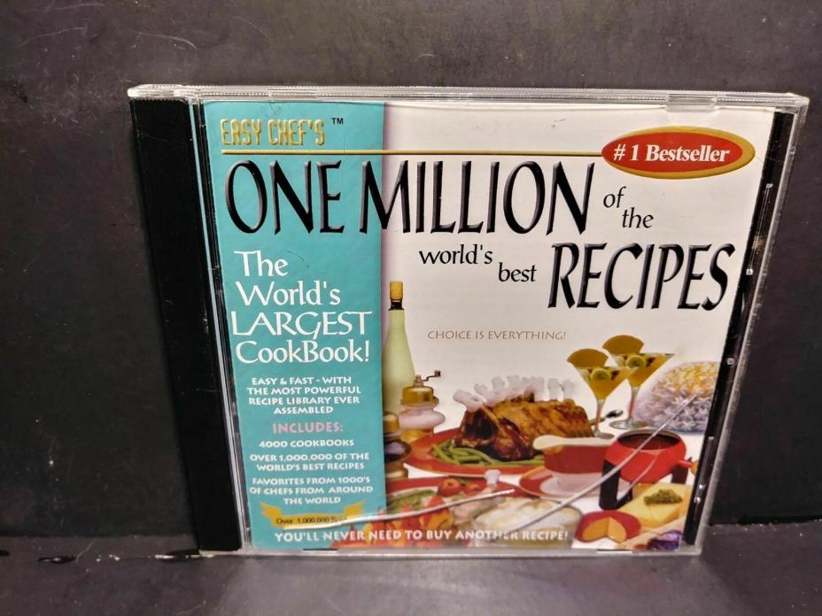 Easy Chef's One Million Of The World's Best Recipes CD ROM B294