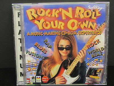 Rock'n Roll Your Own (PC, 1996) Windows 3.1 + / 95 & Mac.  Music Making Exp  New