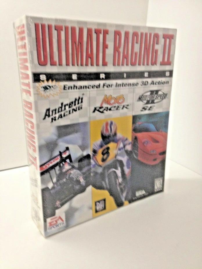 EA Sports NEW PC CD ROM Ultimate Racing II Series, Original Factory Sealed Box
