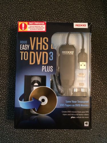Roxio Easy VHS to DVD 3 Plus Video Converter for PC