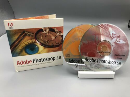 Genuine Adobe Photoshop 5.0 for Apple Macintosh MacOS Mac