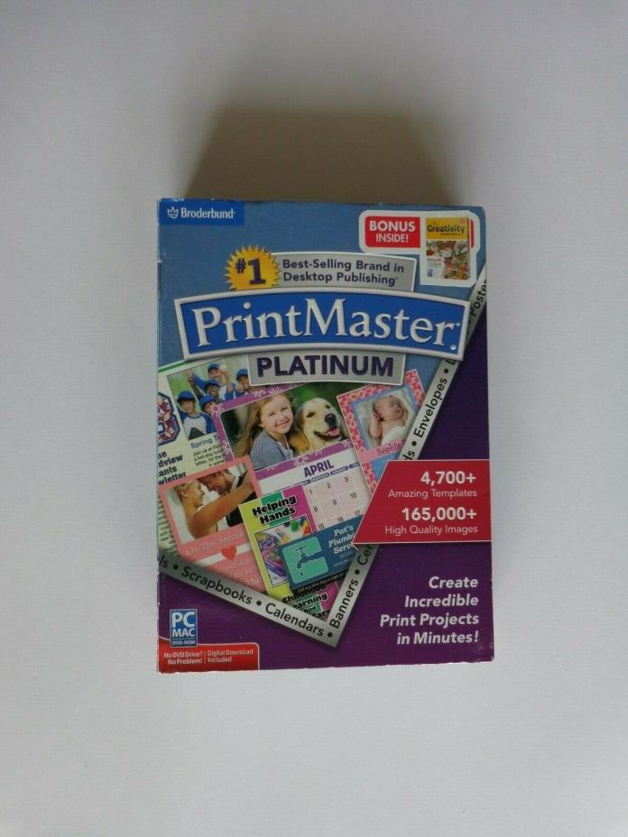 PrintMaster PLATINUM For PC & Mac