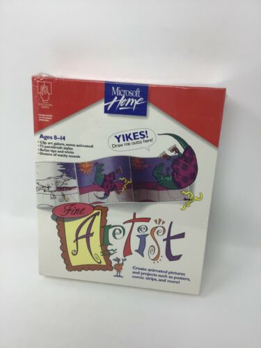 Big Box Microsoft Home Fine Artist Mac New Factory Sealed