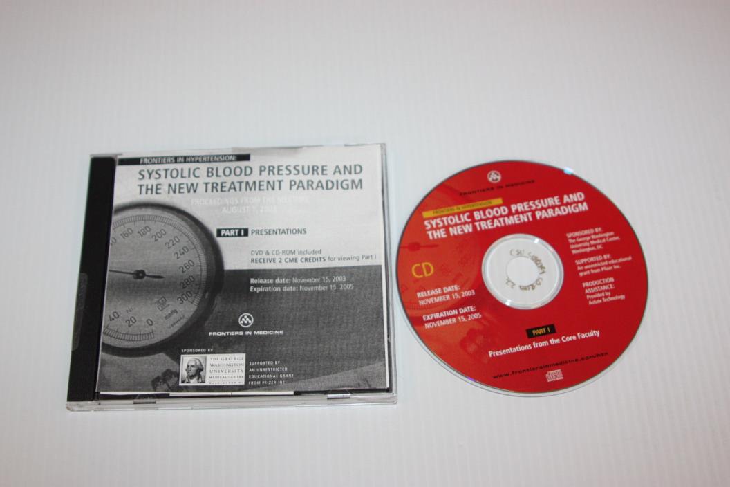 Systolic Blood Pressure & New Treatment Paradigm--GWU Medicine--CD-ROM 2003