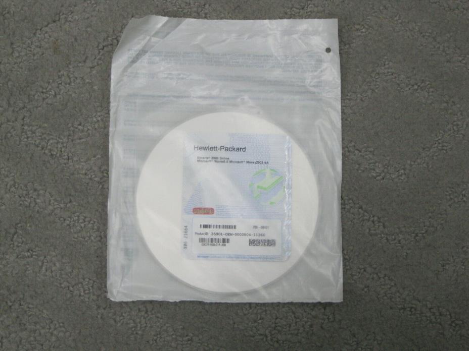 Hewlett Packard HP Disc Encarta 2000, Microsoft Works 6.0, Micrososft Money 2002