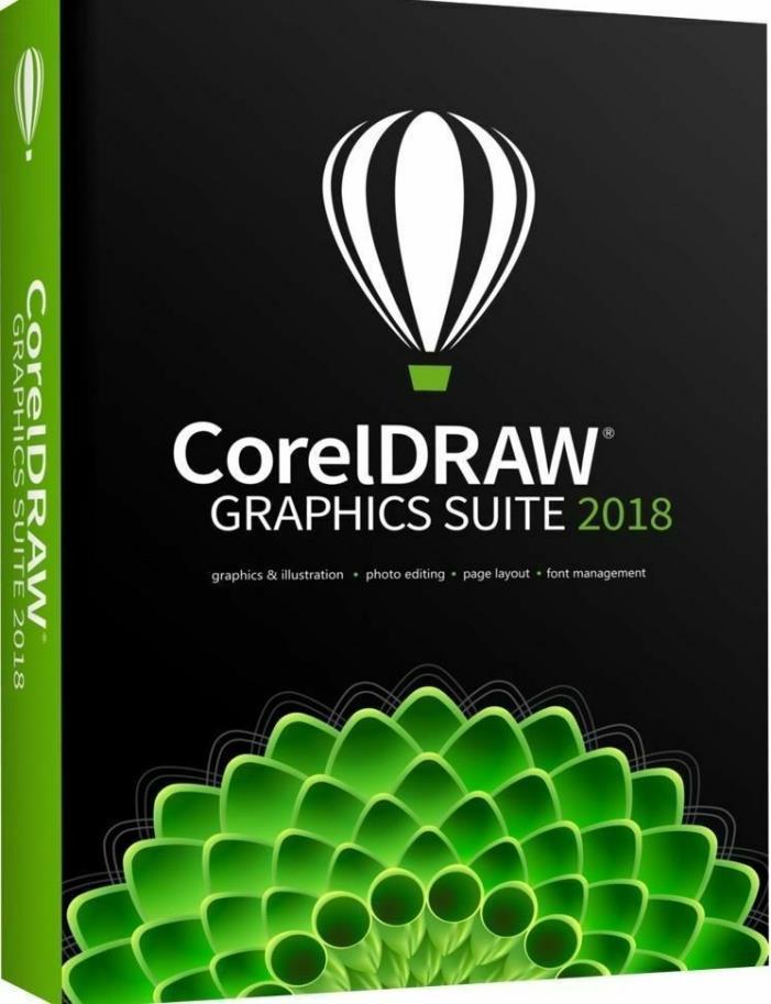 CorelDRAW X8 Graphics Suite 2018 | USA SELLER |  Lifetime License Key 5PC