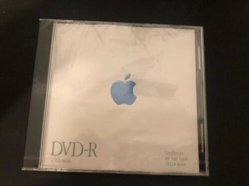 Apple DVD-R Recordable DVD Single Disc 4.7GB Media Sealed New