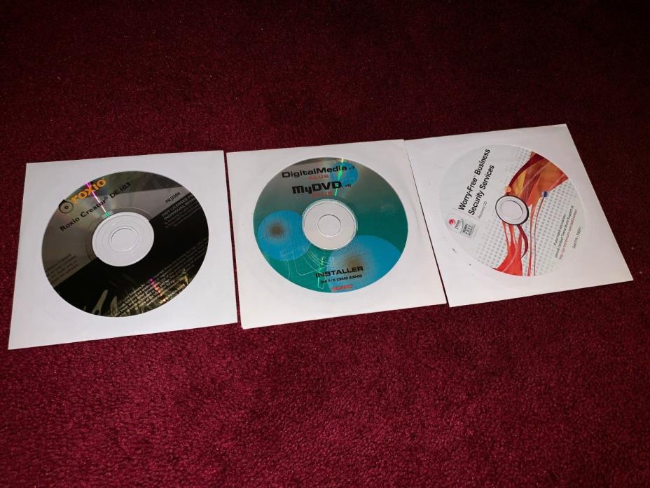 3 PC DigitalMedia plus/MyDVD plus/Roxio Creator/Worry-Free Business Security