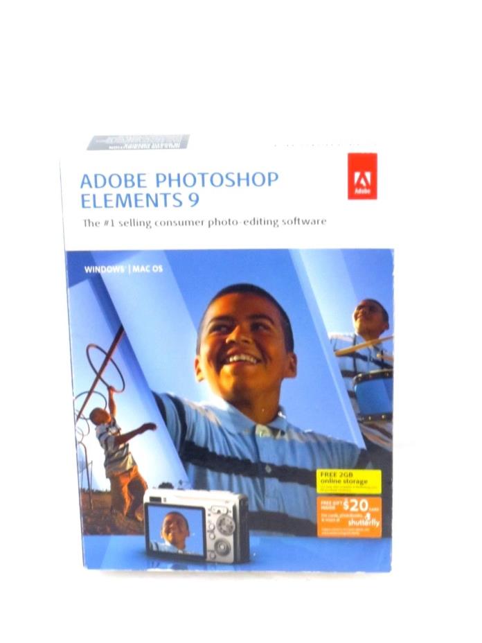Adobe Photoshop Elements 9 Premiere 9 PC MAC OS Version CD-KEY COMPLETE
