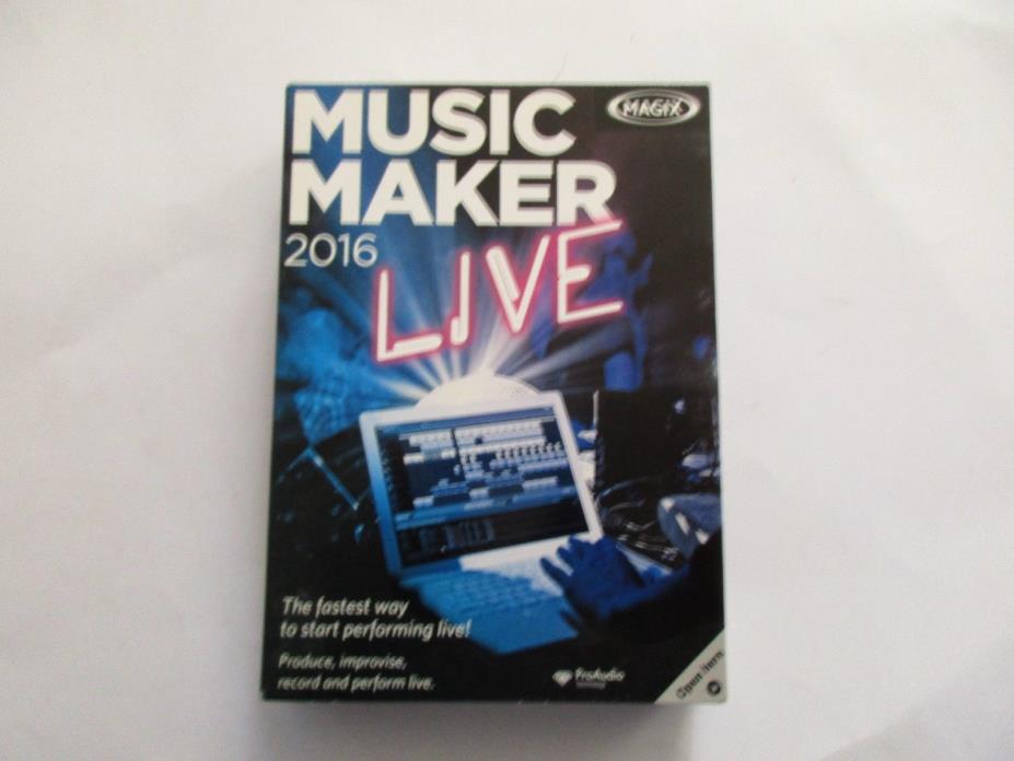 magix music maker 2016 live