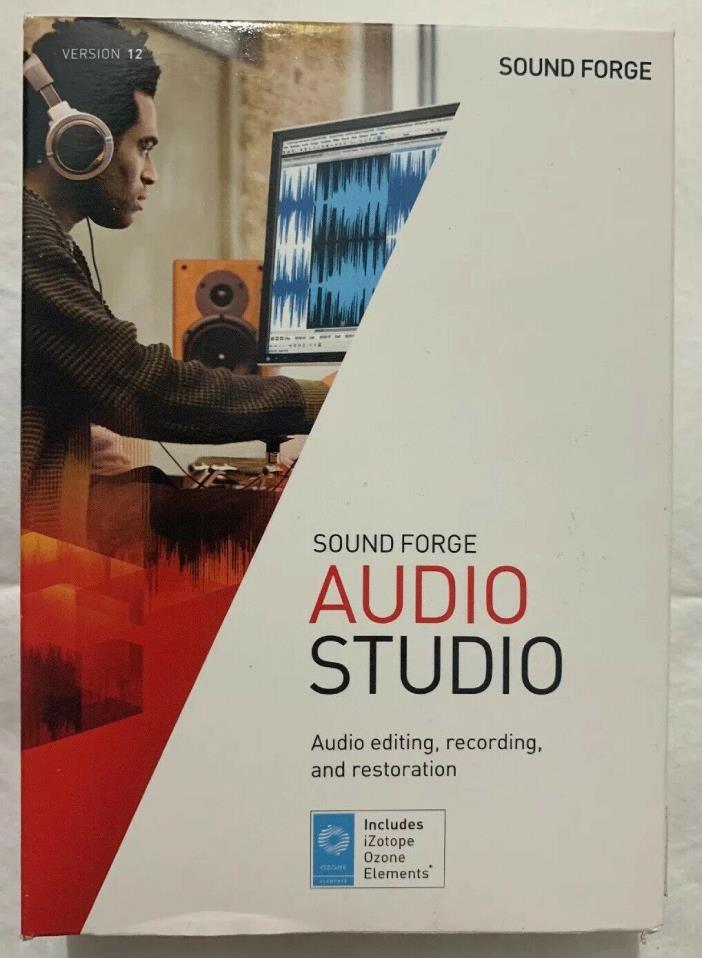 Magix Sound Forge Audio Studio 12 Software PC - Audio Editor Mastering Plug-In