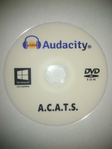 Audacity 2019 (Pro Audio Music Editing and Recording Software) CD Windows