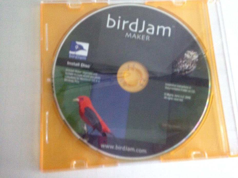 Birdjam Maker CD Computer Software Organizes/Formats Sound and Photo Collections