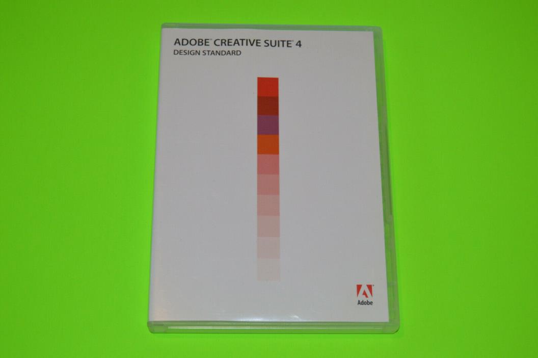Adobe CS4 Creative Suite 4 Design Standard WIN