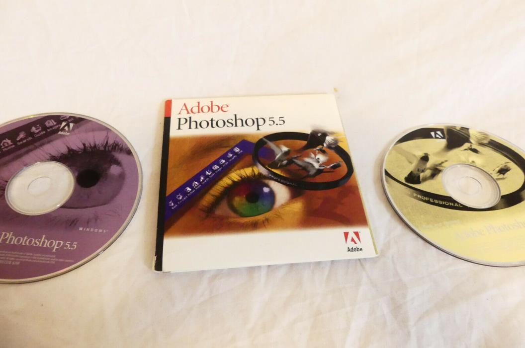 ADOBE PHOTOSHOP WINDOWS AND MAC VERSION 5.5 cd software
