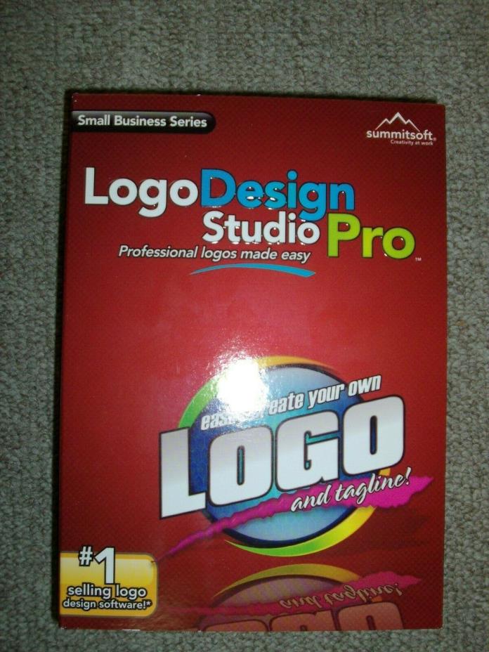 Brand New Sealed Logo Design Studio Pro by Summitsoft windows 2000 XP Vista