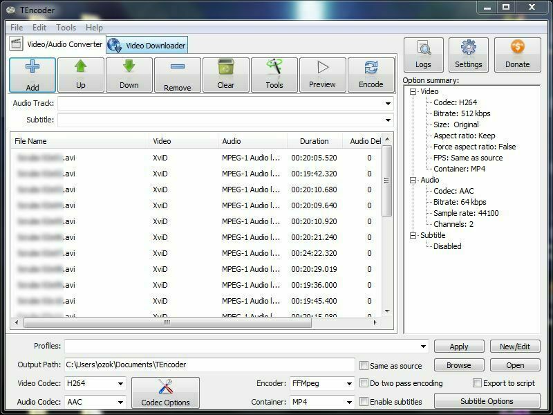 TEncoder Audio Video Converter, Video Downloader, Editor, DVD Ripper  for PC