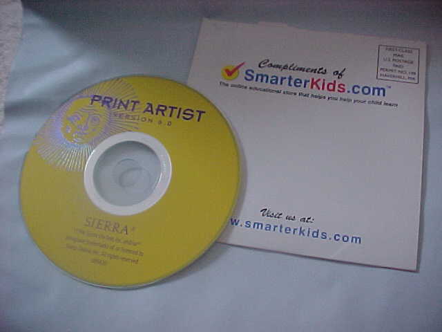 print artist version 6.0 computer cd 1996 Sierra