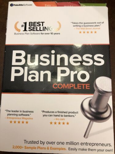 Business Plan Pro Complete v 12 PC Disc, New, Sealed