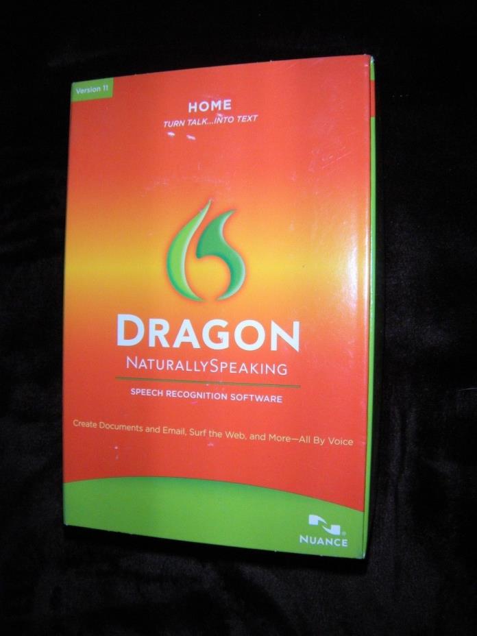 Dragon Version 11 Naturally Speaking Software In Original Box