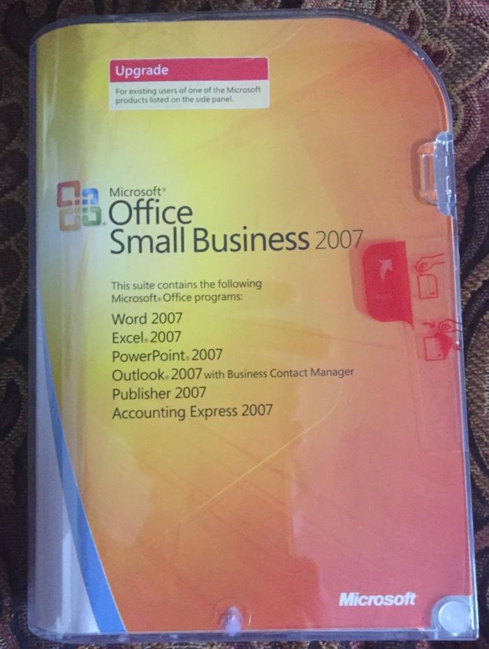 Microsoft Small Business 2007 (Retail) (1 User/s) - Upgrade for Windows W87-0237