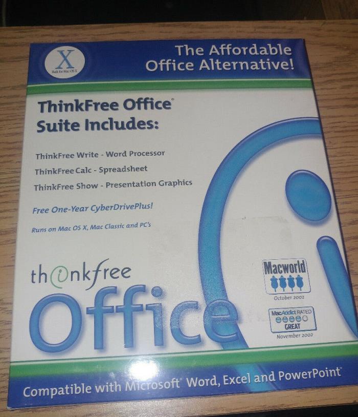 Thinkfree Office For Windows or Mac NEW