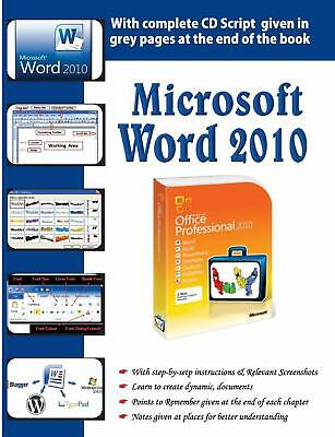 Microsoft Word 2010 by Bittu Kumar English Paperback Book Free Shipping