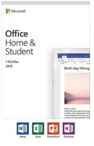 Microsoft Office 2019 Home and Student Retail Product Key For Mac/PC