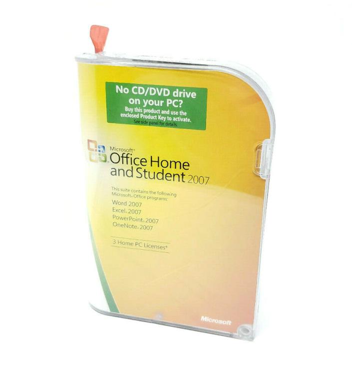 Microsoft Office Home and Student 2007 GENUINE 79G-00007 3 License Used Freeship