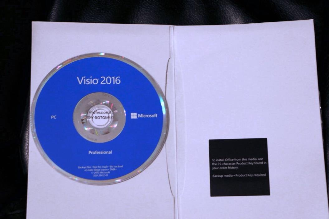 Microsoft Visio Professional 2016 - BRAND NEW -  (32-bit and 64-bit)