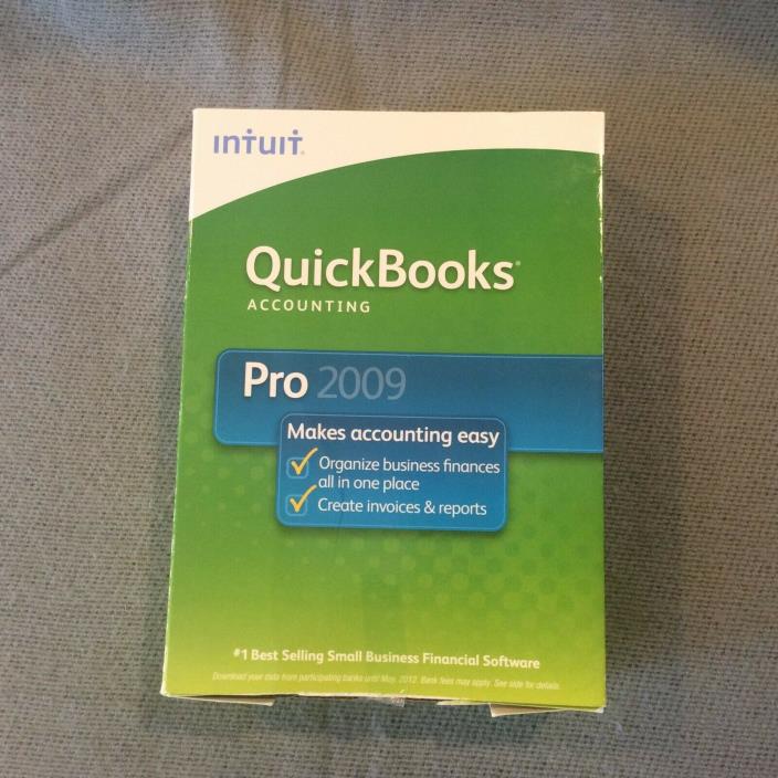 QuickBooks PRO 2009 ACCOUNTING PACKAGE