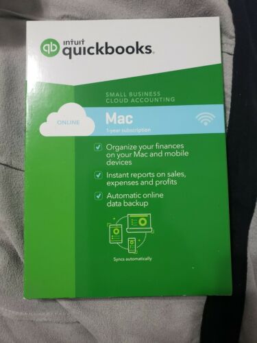 New Factory-Sealed QuickBooks Online Mac 2017 Small Business Cloud Accounting