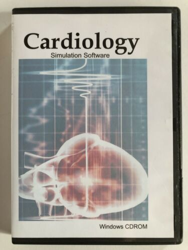 Cardiology Simulation Software. 4000 Questions In One Program. Windows CDROM.