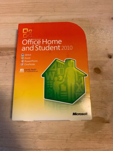 MS Microsoft Office 2010 Home and Student Family Pack Licensed For 3 PCs Users