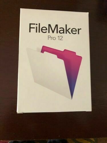 Filemaker pro 12 for Mac and PC Full Retail install version