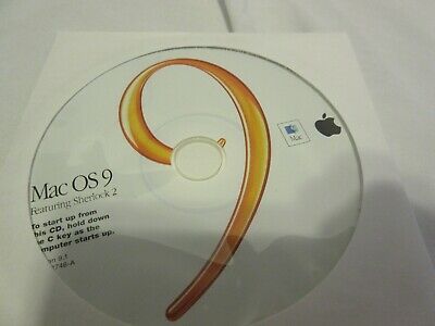 Apple Mac OS 9 featuring Sherlock 2 version 9.1 software installation Media
