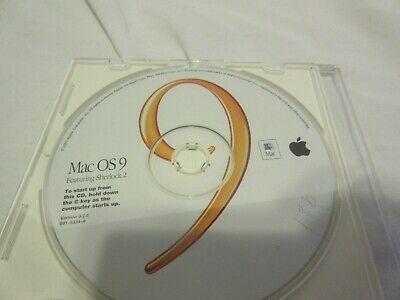 Apple Mac OS 9 featuring Sherlock 2 version 9.2.1 software installation Media