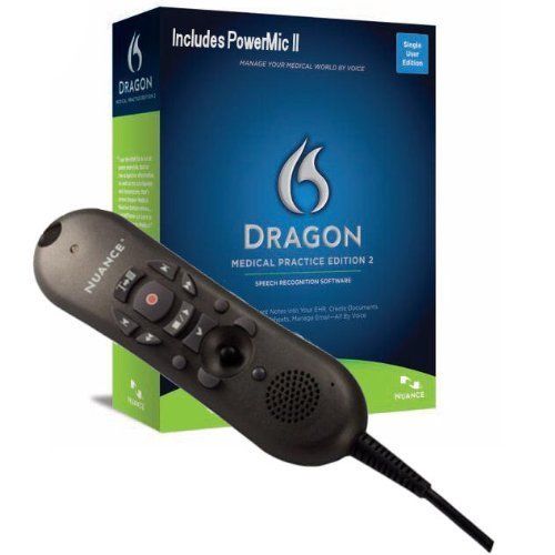Dragon Medical Practice Edition, No. 2 with Powermic II