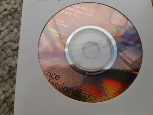 Microsoft Office Professional 2007 And Outlook 2007 W/ Business Contact Manager