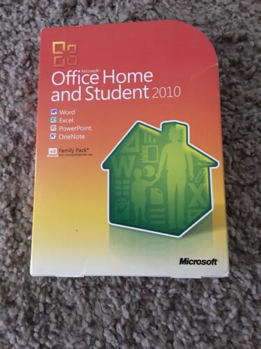 Microsoft Office Home and Student 2007 Family Pack 3 User 100% Genuine