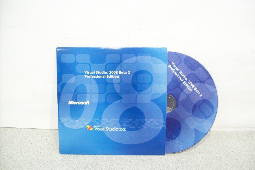 Microsoft Visual Studio 2008 Beta 2 Professional Edition CD Only