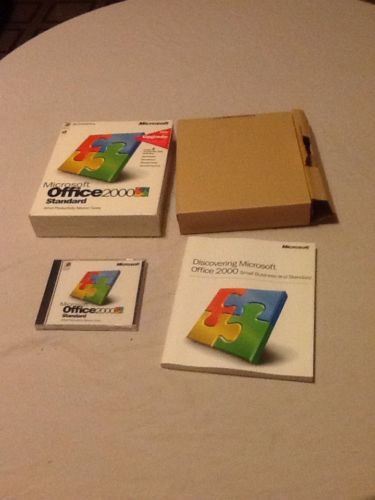 Genuine Microsoft Office 2000 Standard Edition