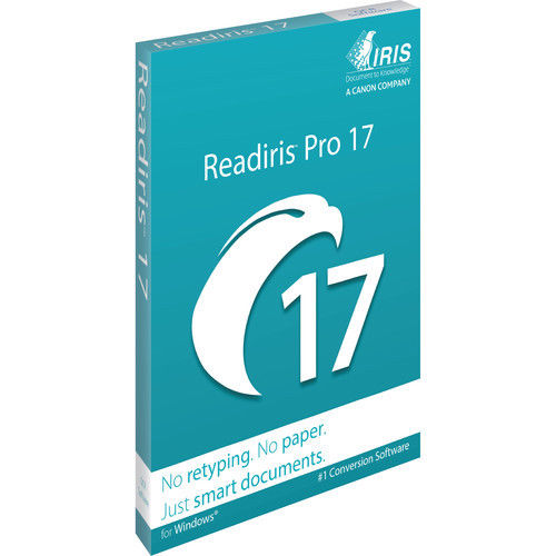 Readiris Pro 17 Windows OCR and Document Management Software Electronic Download