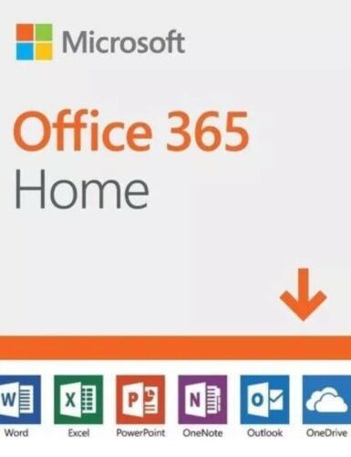 Microsoft Office 365 Home 12 month subscription up to 6 people, PC/Mac 6GQ-01028