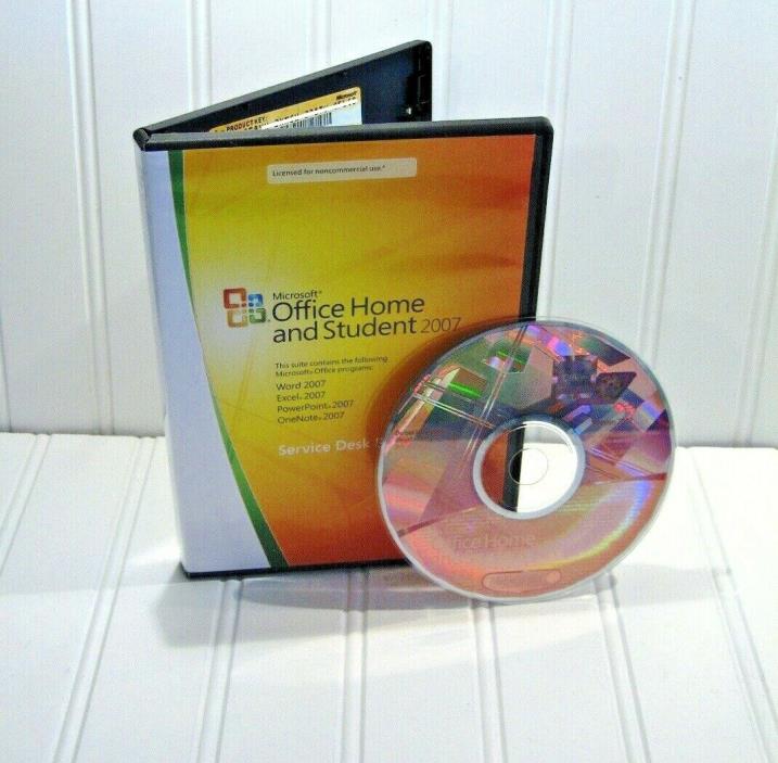 MS Microsoft Office 2007 Home and Student -- Full Retail -- English -- Genuine