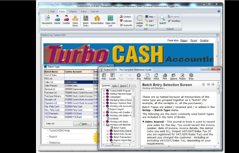 TurboCASH Professional  Accounting Software 2018 for Windows + Free Gift