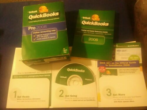 Intuit QuickBooks Pro 2008 - Includes CD License # Product # Instruction Guide