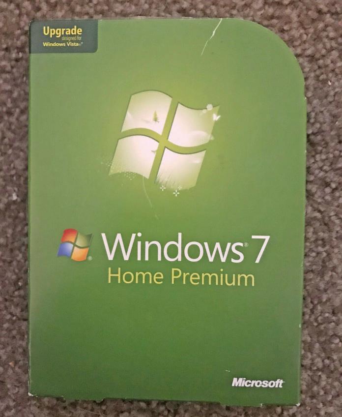 Microsoft Windows 7 Home Premium Upgrade 32 or 64 bit w/ unused Product Key